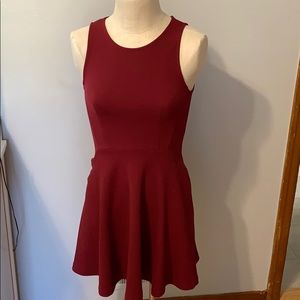 LIKE NEW!! Burgundy Stretchy Dress. Only worn once